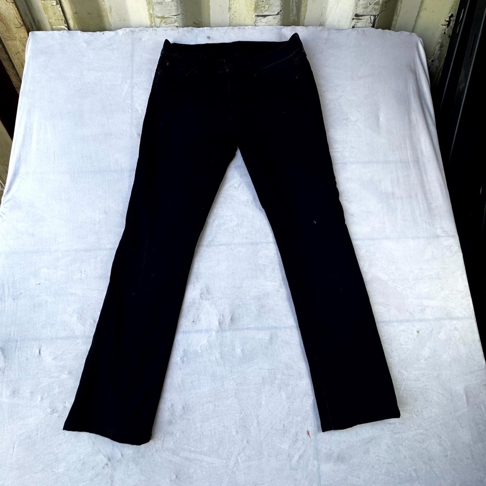 7 For All Mankind Jeans Womens 29 Blue Denim Cotton Stretch Straight Leg Casual